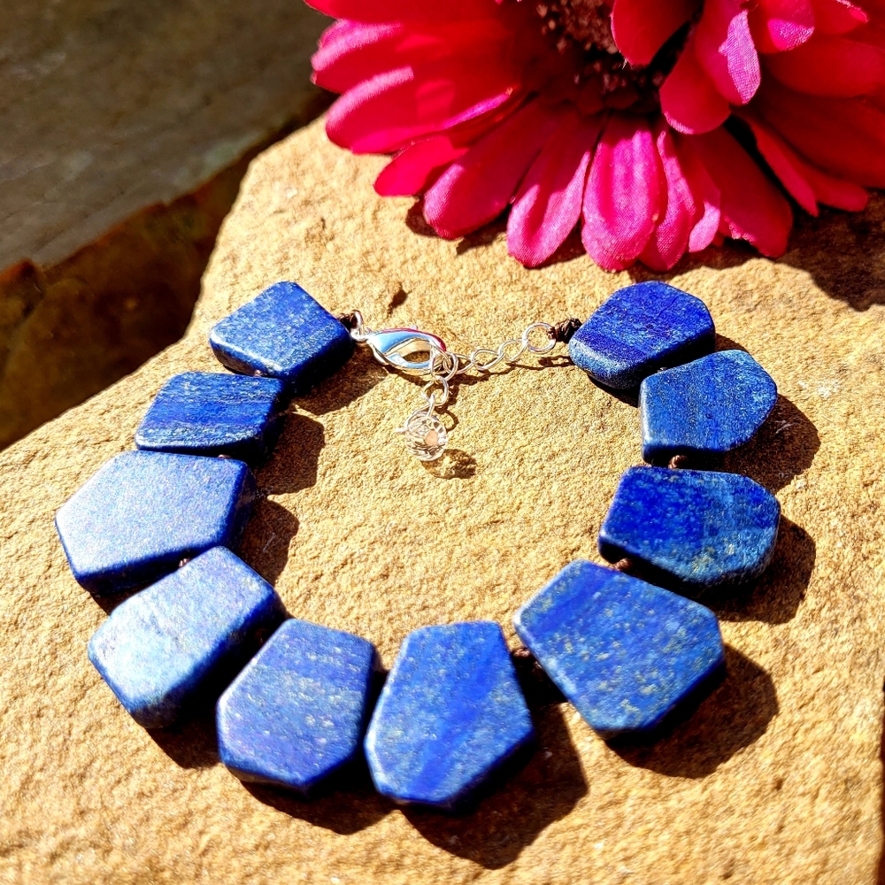 SOLD NWT BLUE LAPIS STERLING SILVER STATEMENT B… - Picture 8 of 15